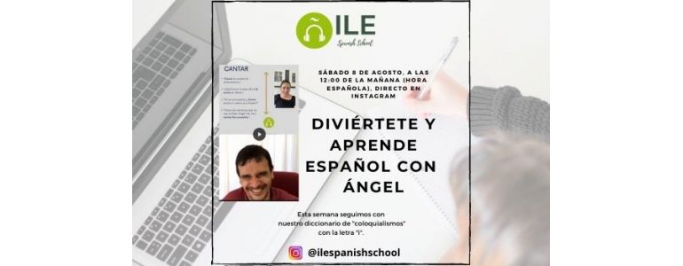 Aprende español con ILE en INSTAGRAM LIVE
